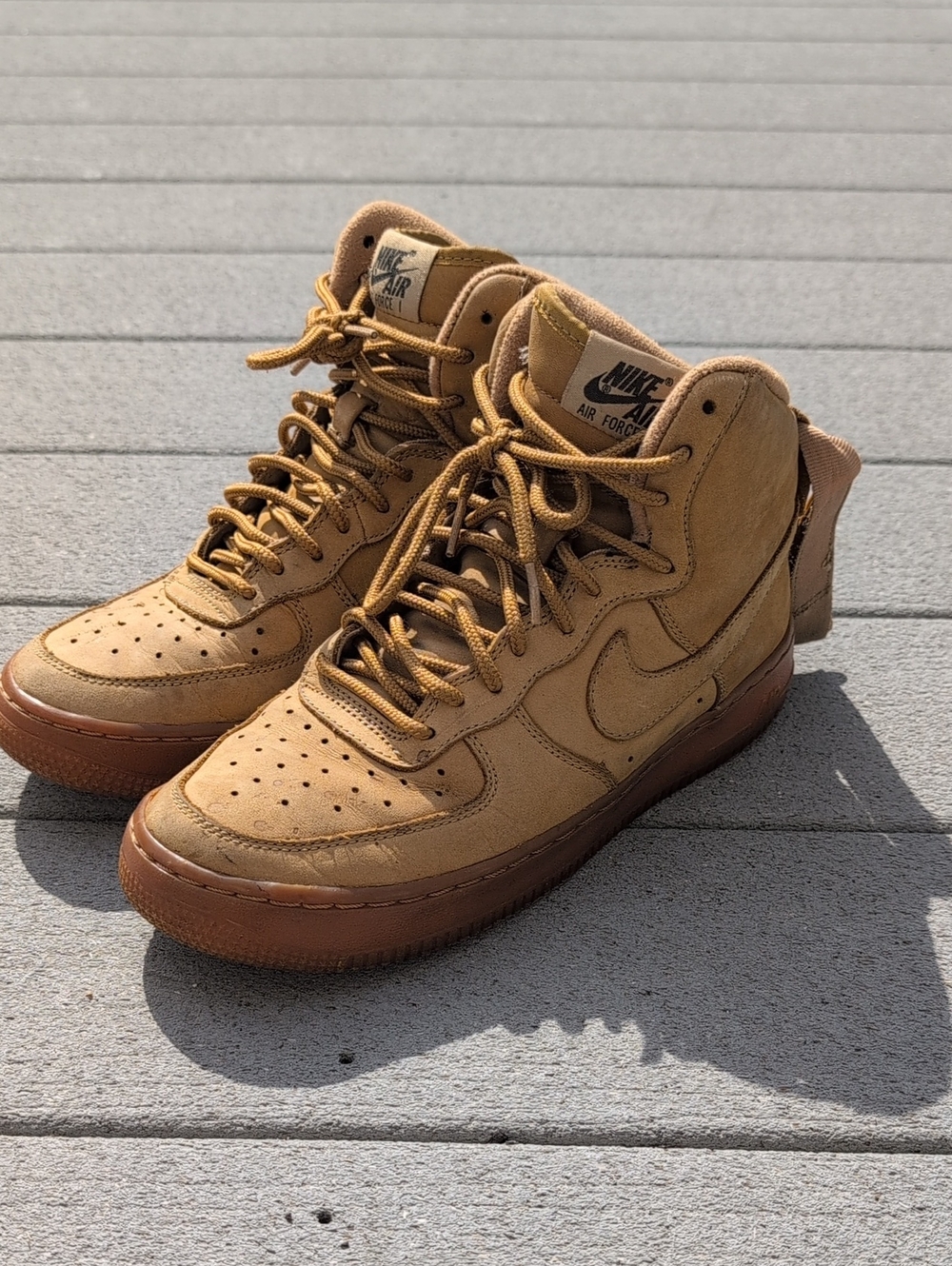 Nike Air Force 1 High Wheat (2016 GS) 807617-200 | Nike Youth Air Force 1